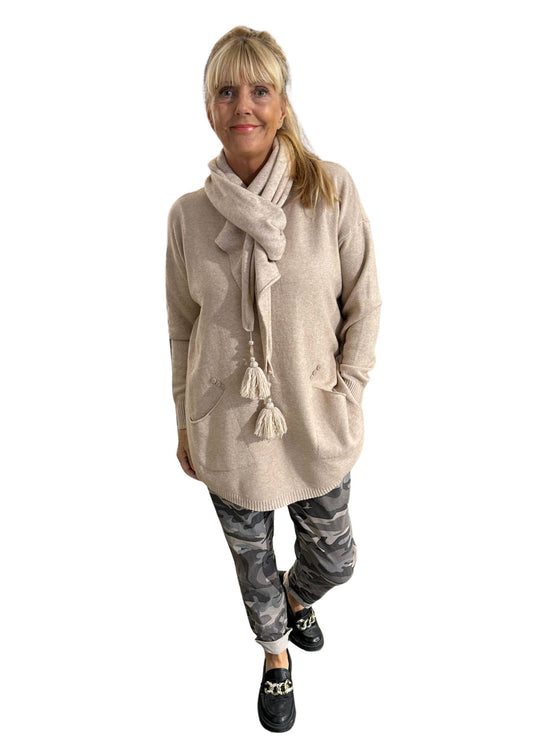 Peysa með klút