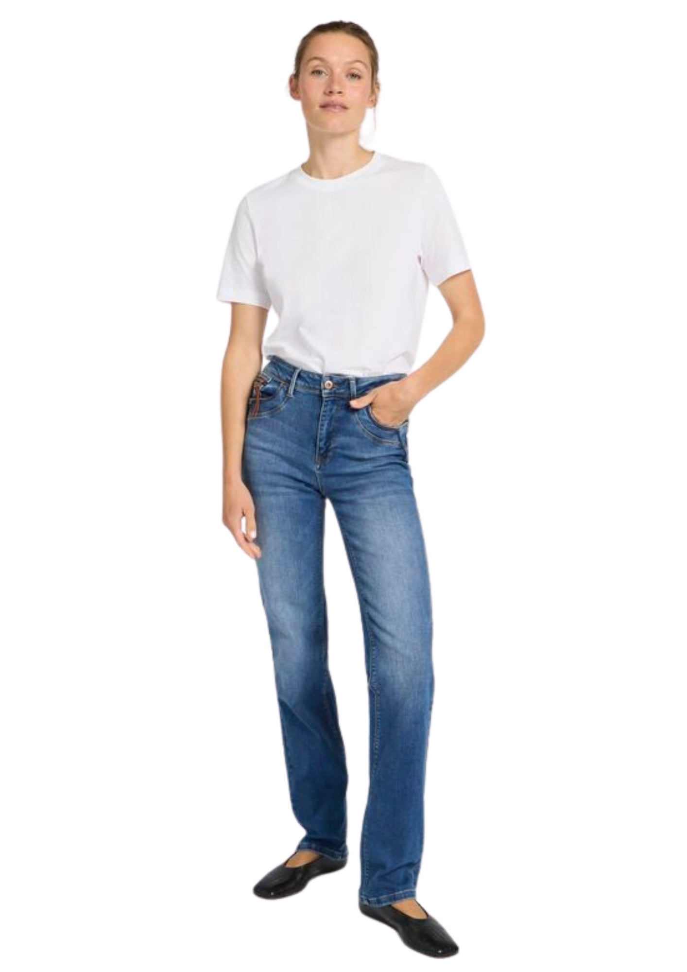 PULZ JEANS gallabuxur